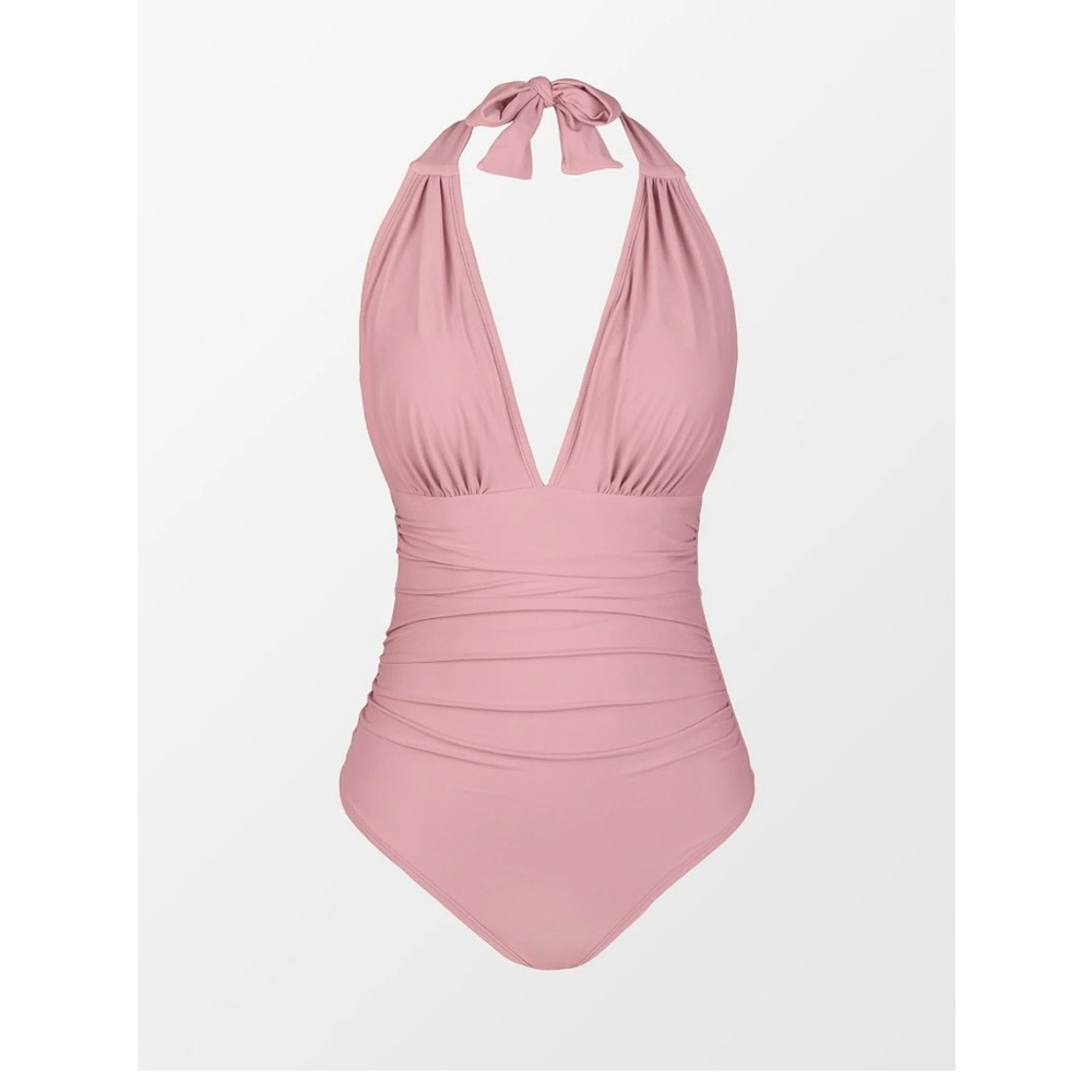 CUPSHE V-Neck One Piece Swimsuit